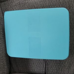 Vintage Tupperware 14 Cup 3.3 L Freezer Mate Sheer 2097A-2 Teal Blue Lid 2095A-2